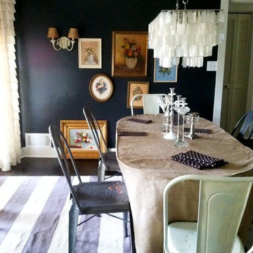 Dark & Eclectic Dining Room