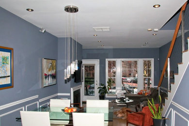Example of an eclectic dining room design in DC Metro