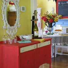 Eclectic Dining Room by Dear Daisy Cottage