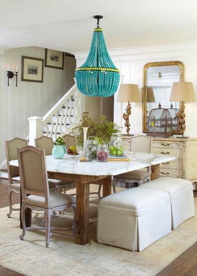 Traditional Dining Room by Meg Adams Interior Design