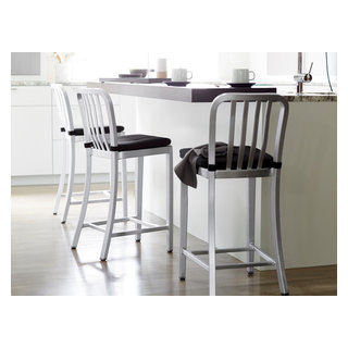 Delta Aluminum Bar Stool - Dining Room - Chicago - by Crate&Barrel | Houzz