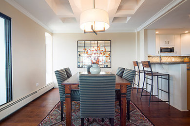 Dining room - contemporary dining room idea in Denver