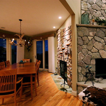 Dining area and fire places