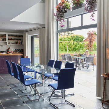 Dining Area - Contemporary Glass House Wiltshire