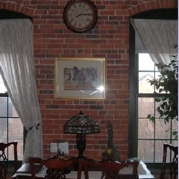Dining / Living Area - 19th Century New England Textile Mill Condo