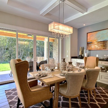 Dining Nook - The Aerius - Two Story Modern American Craftsman