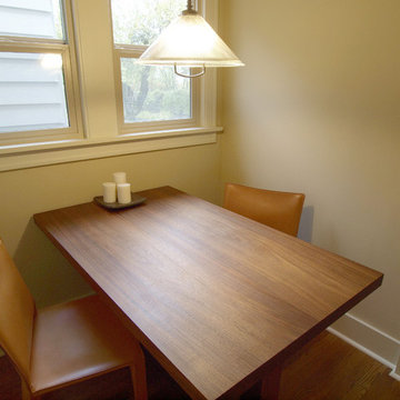 dining nook with Bellini chairs