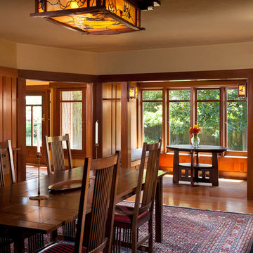 Dining room and alcove restored