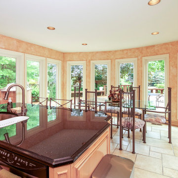 Dining Room and Kitchen Combo with All New Renewal by Andersen Windows