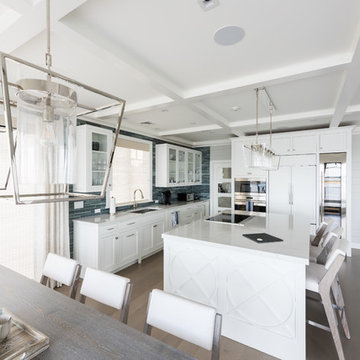 Dining room and kitchen