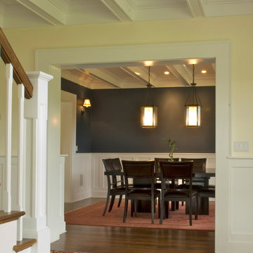 dining room and stair hall