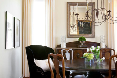 Inspiration for a timeless dining room remodel in Austin