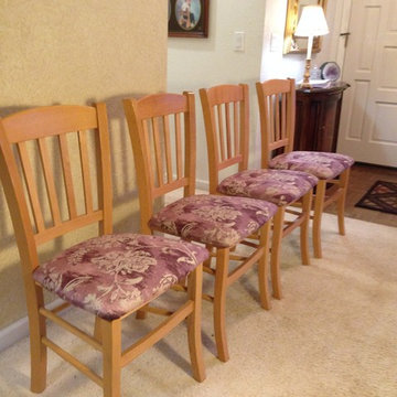 Dining Room Chairs, Reupholstered
