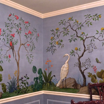 Dining Room Chinoiserie Mural