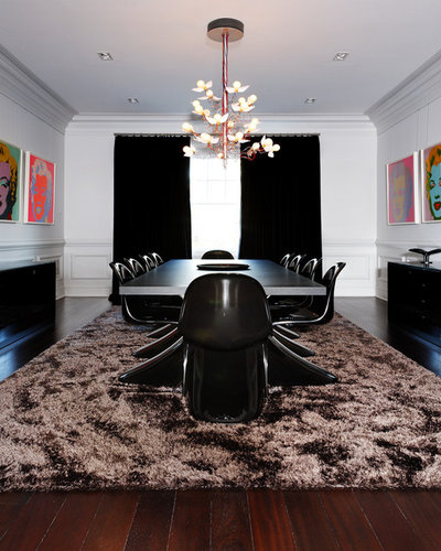 Contemporary Dining Room by D'apostrophe Design, Inc.