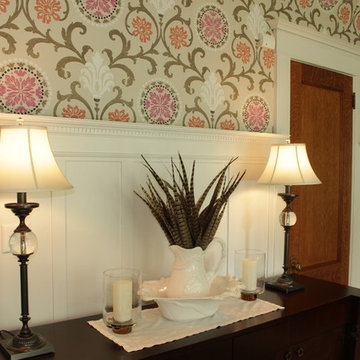 Dining room details in this Turn of the Century Home.