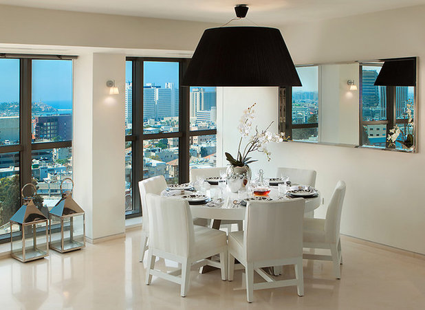 Contemporary Dining Room by Elad Gonen