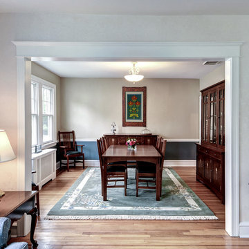 Dining room entry was widened for entertaining