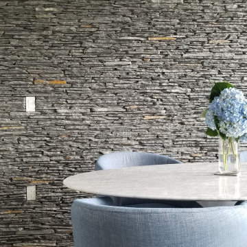 Dining Room Feature Wall – Contemporary Setting