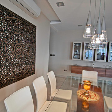 Dining Room Feature Wall - Mellieha Penthouse (Malta)