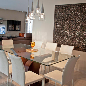 Dining Room Feature Wall - Mellieha Penthouse
