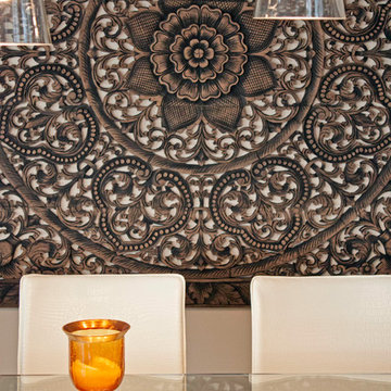 Dining Room Feature Wall - Mellieha Penthouse