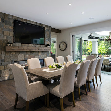 Dining Room Feature Wall – Modern Farmhouse