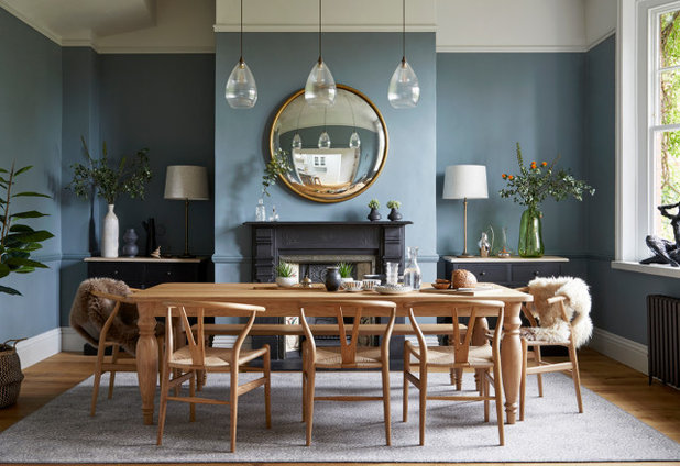 Transitional Dining Room by FIONA DUKE INTERIORS