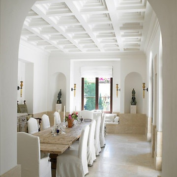 Dining room fireplace