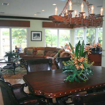 Dining Room into Family Room