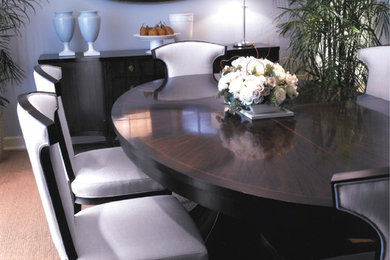 Example of a trendy dining room design in Minneapolis