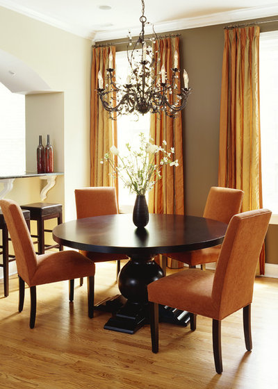 Contemporary Dining Room by Molly McGinness Interior Design