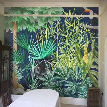 Dining room mural
