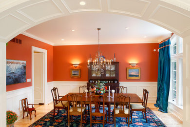 Inspiration for a traditional dining room in Philadelphia.