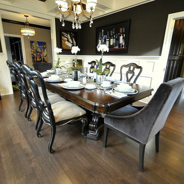 Dining Room Re-Design in Edmonton, AB for Magazine Photo Shoot