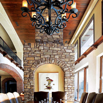 Dining Room | Red Rock | 03108 by Pinnacle Architectural Studio