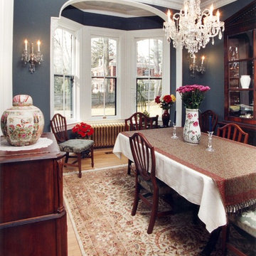 Dining Room remodel in a historic home integrating period architectural features