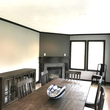 Dining room remodel in Woburn, Ma.