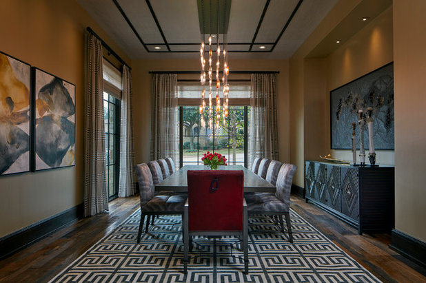 Fusion Dining Room by Michelle's Interiors