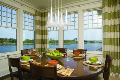 Eclectic Dining Room by Tracery Interiors