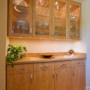 Dining Room with built-in sideboard