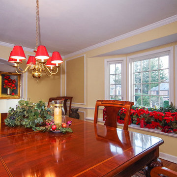 Dining Room with New Windows - Happy Holidays - Dining Room Ready for Family