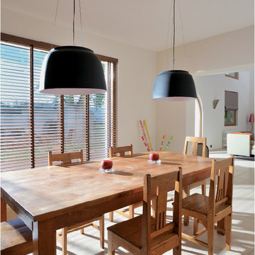 Dining Room with Venetian Blinds
