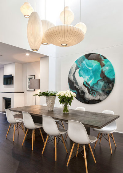 Contemporary Dining Room by Create Expectations