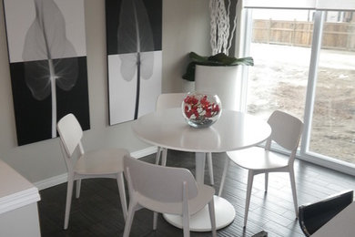 Inspiration for a dining room remodel in Calgary