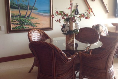 Inspiration for a contemporary dining room remodel in Hawaii