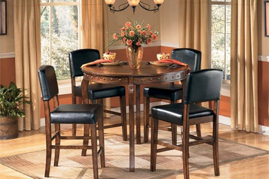 Dining room - eclectic dining room idea in Wichita