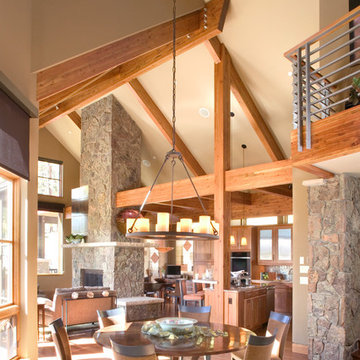Dining Rooms in Mountain Homes