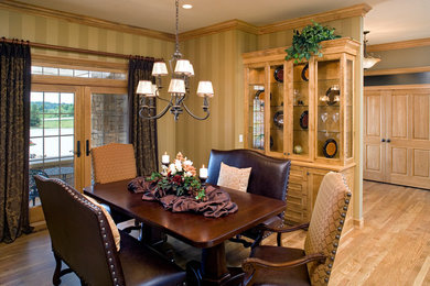 Inspiration for a dining room remodel in Minneapolis
