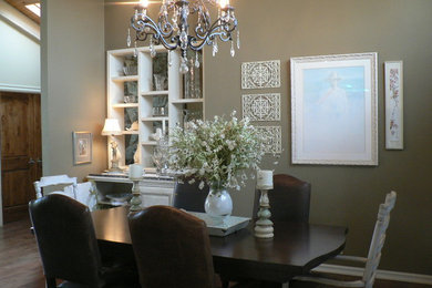 Example of a beach style dining room design in Albuquerque